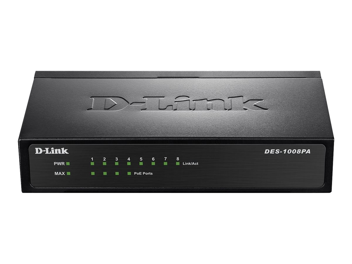 D-Link DES-1008PA Switch II price incl VAT 3 yr warranty* B2B