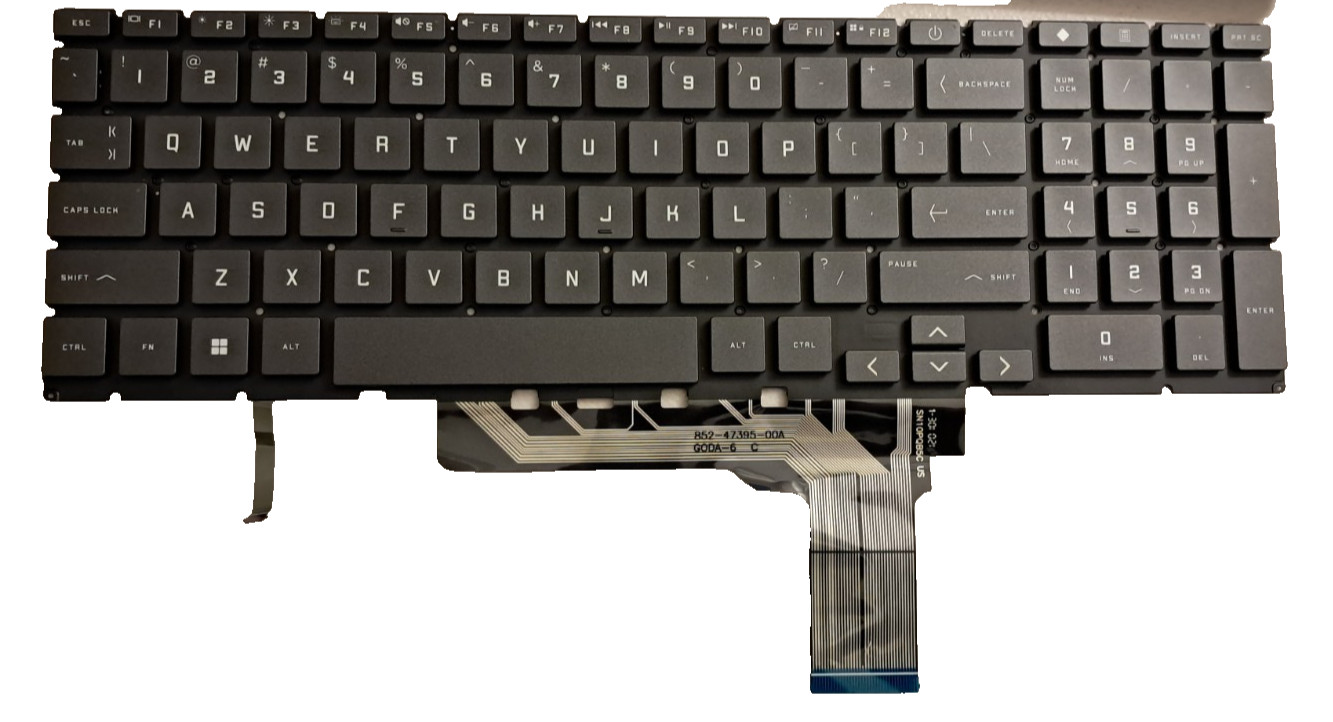 New HP Victus 15z-FB200 15z-FB300 15-FB0013DX 15-FB2063DX US Backlit Keyboard