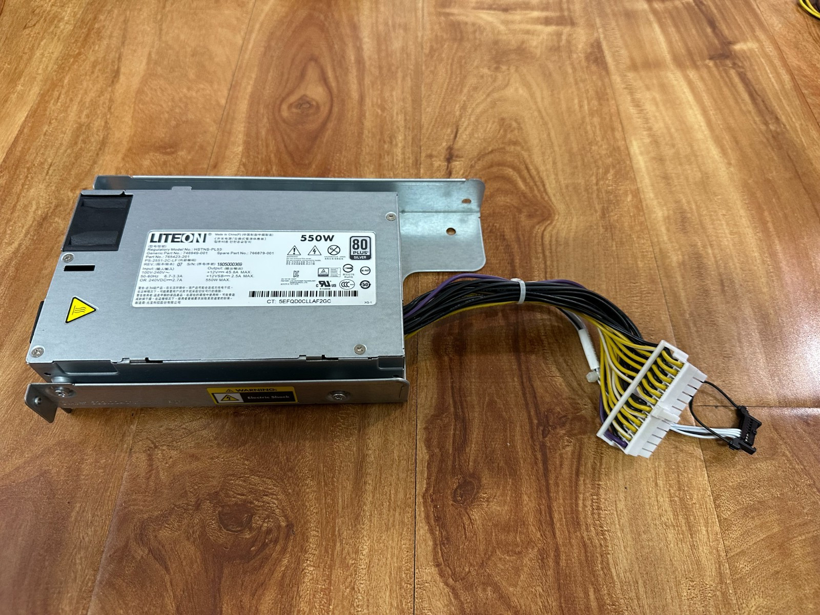 HP ProLiant DL150 G9 550W 80+ Silver Power Supply hp:748949-001, HSTNS-PL53