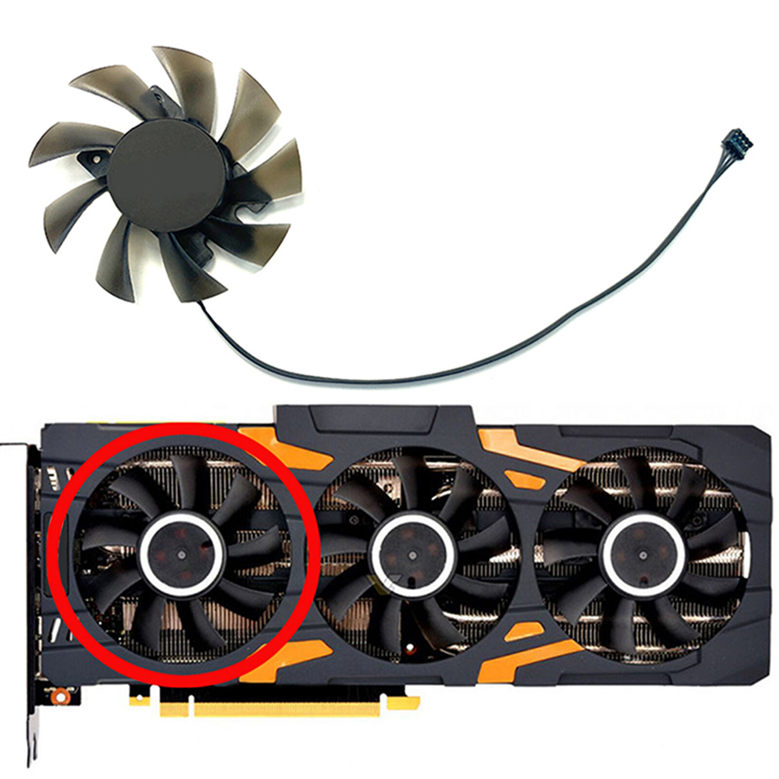 Graphics Card Cooling Fan for INNO3D RTX2070S 2080 2080S 2080ti GAMING CF-12815S
