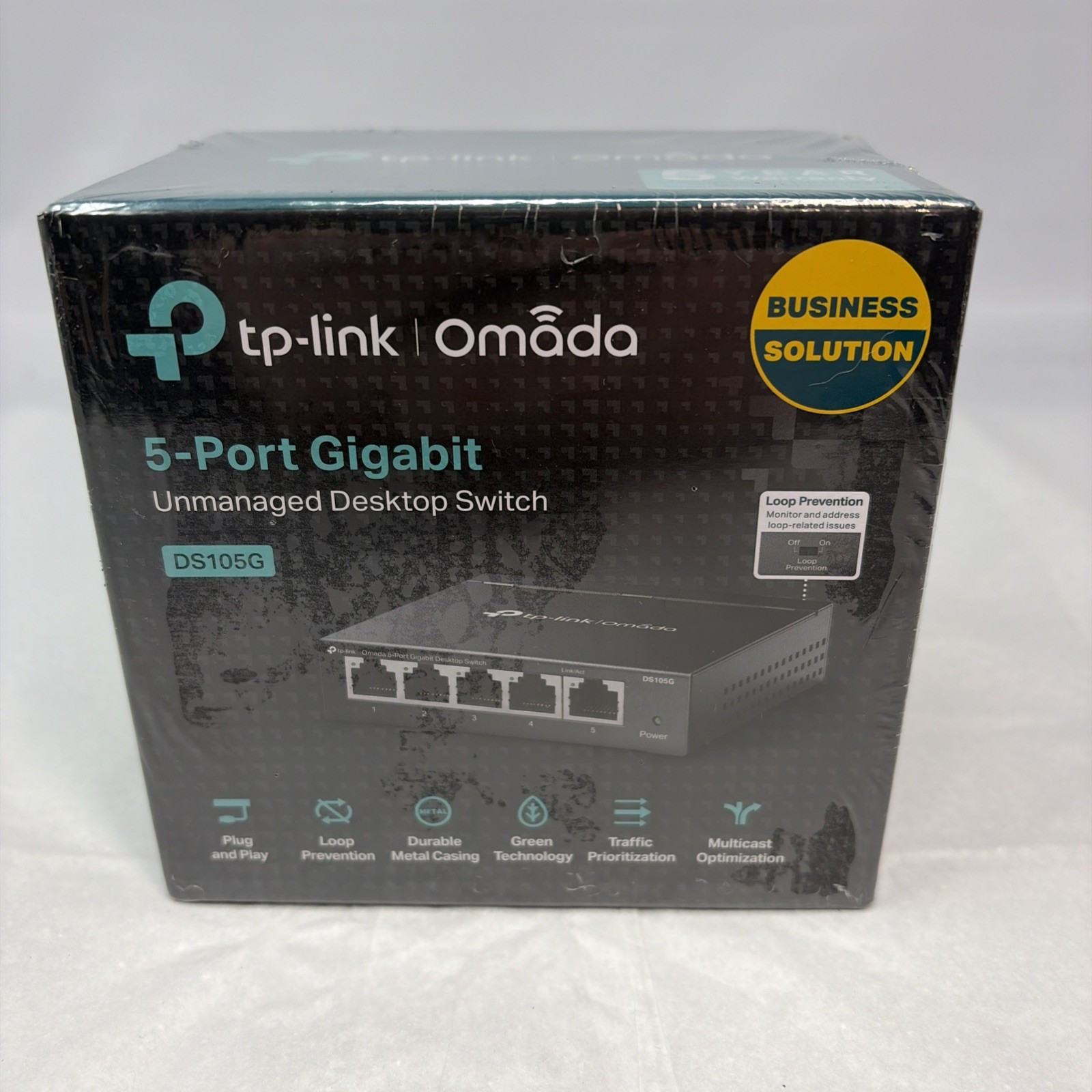 TP-Link Omada 5-Port Gigabit Desktop Switch (ds105g) Brand New In Sealed Package
