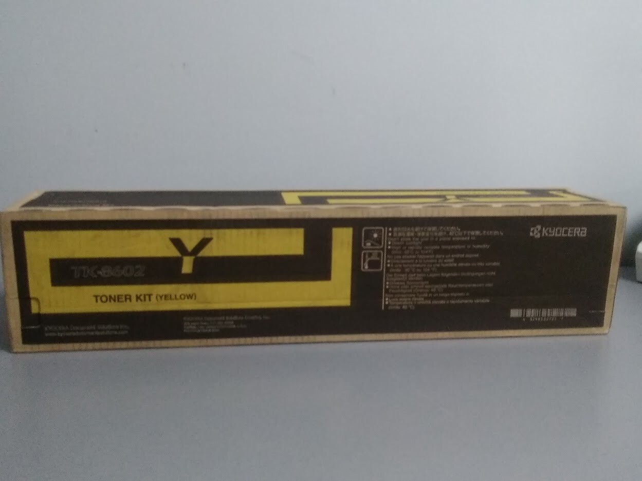 KYOCERA TK-8602Y Yellow Toner Cartridge for FS-C8650DN