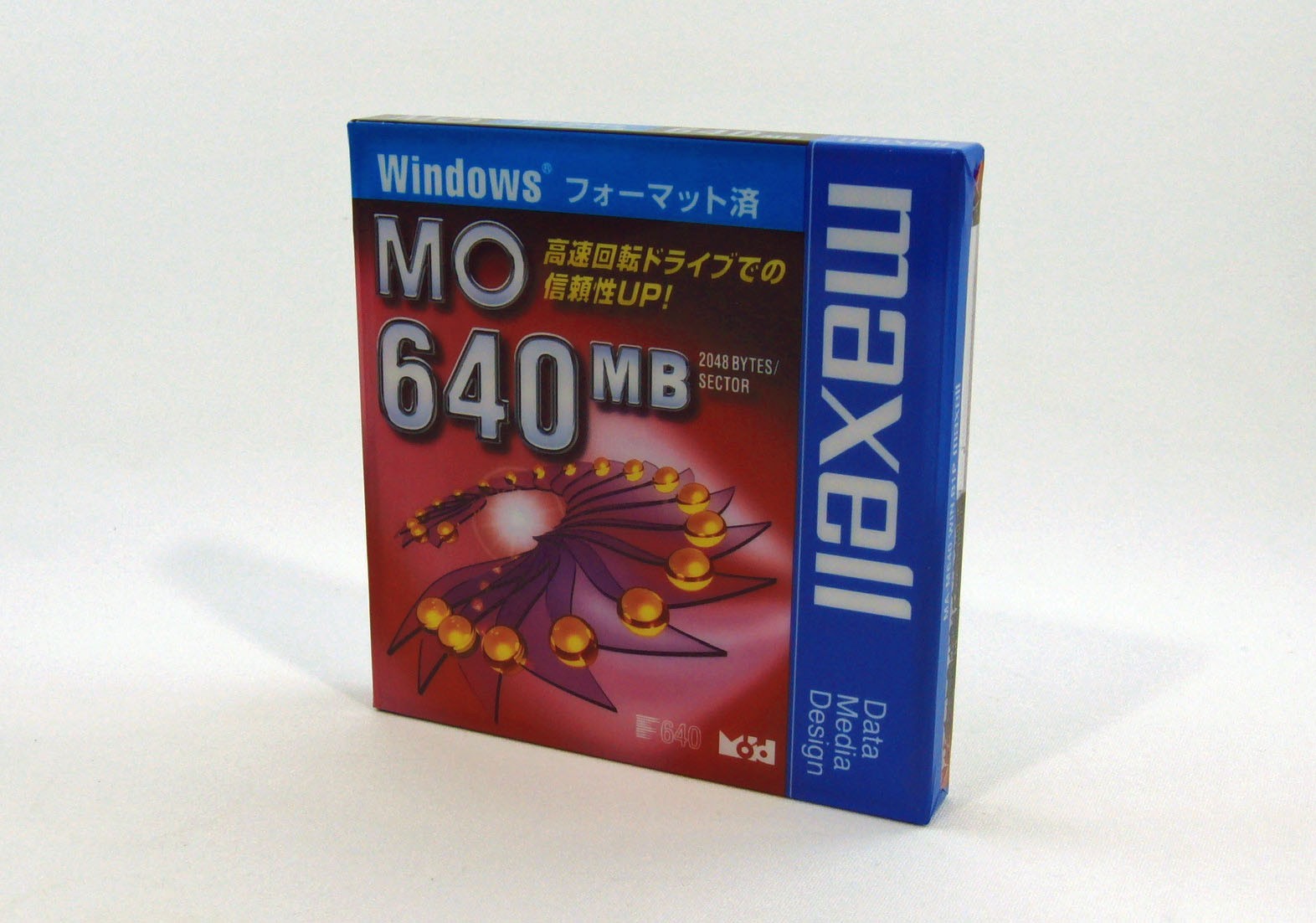 1x Unopened maxell 3.5inch 640MB windows Rewritable MO Disk from Japan