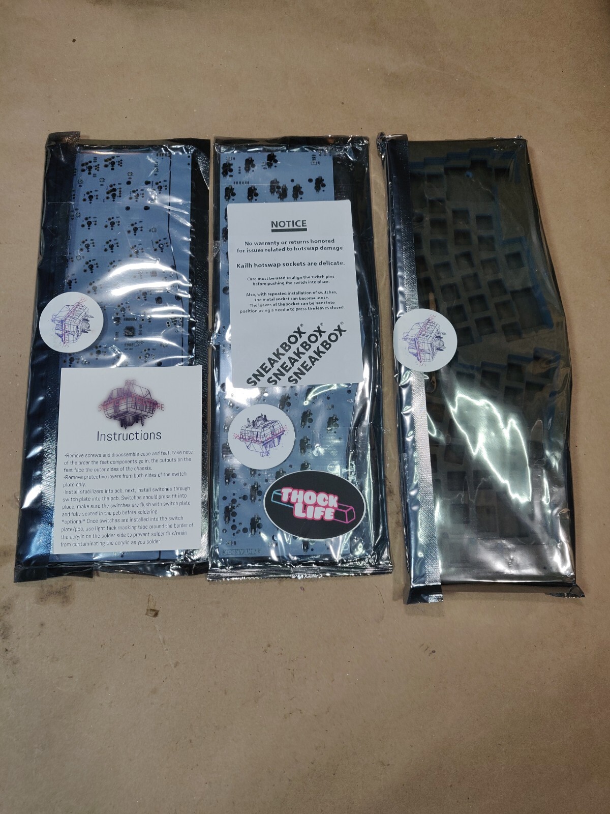 Switch Couture Sneakbox Keyboard & 95 Cherry Keys, New Sealed, 