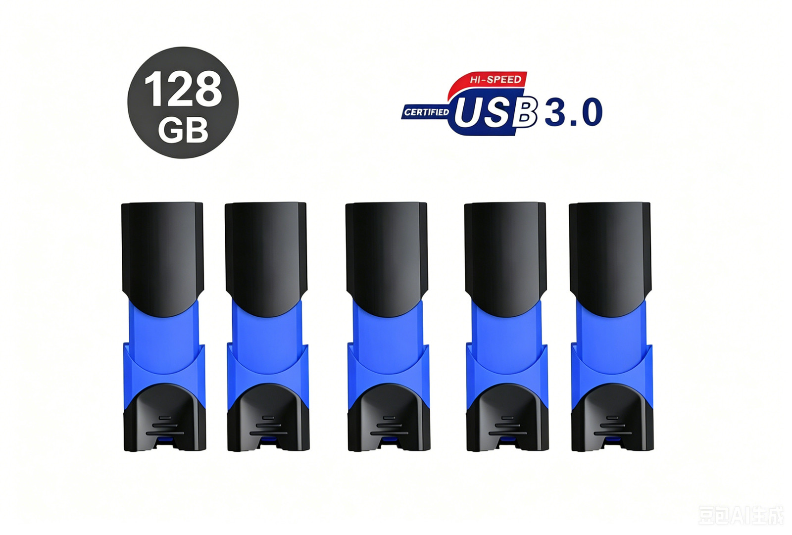 Kexin 128GB USB 3.0  Retractable Style Flash Drive Memory Stick Thumb Drive Lot