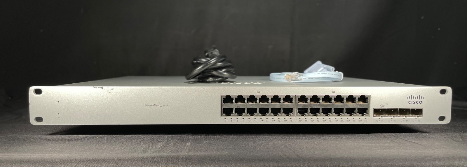 Cisco Meraki MS250-24-HW 24 Port Gigabit 4x10G SFP+ Layer 3 Switch /Unclaimed