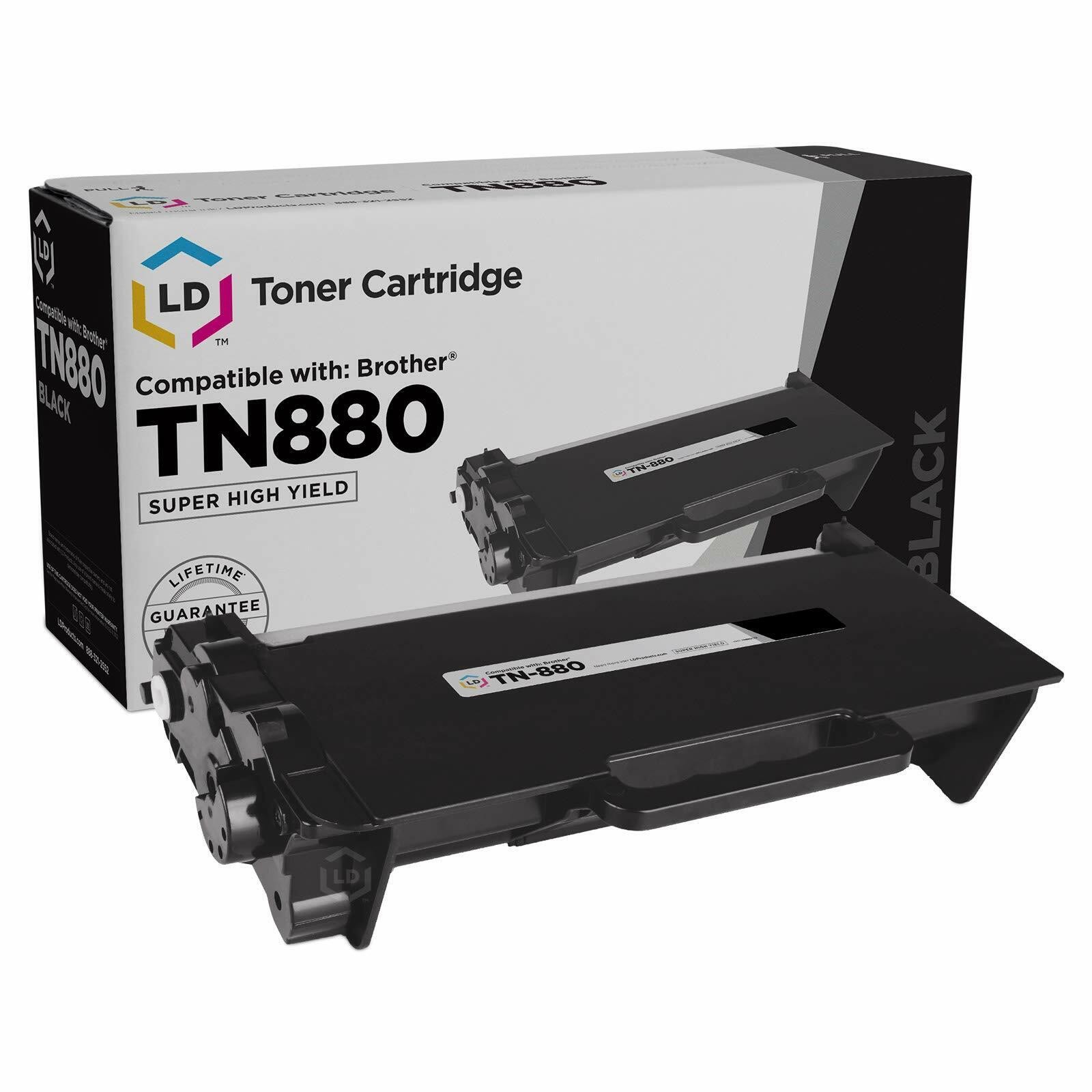 LD Replacement Brother TN880 HY Black Toner DCP-L6600DW HL-L6200DW MFC-L6700DW
