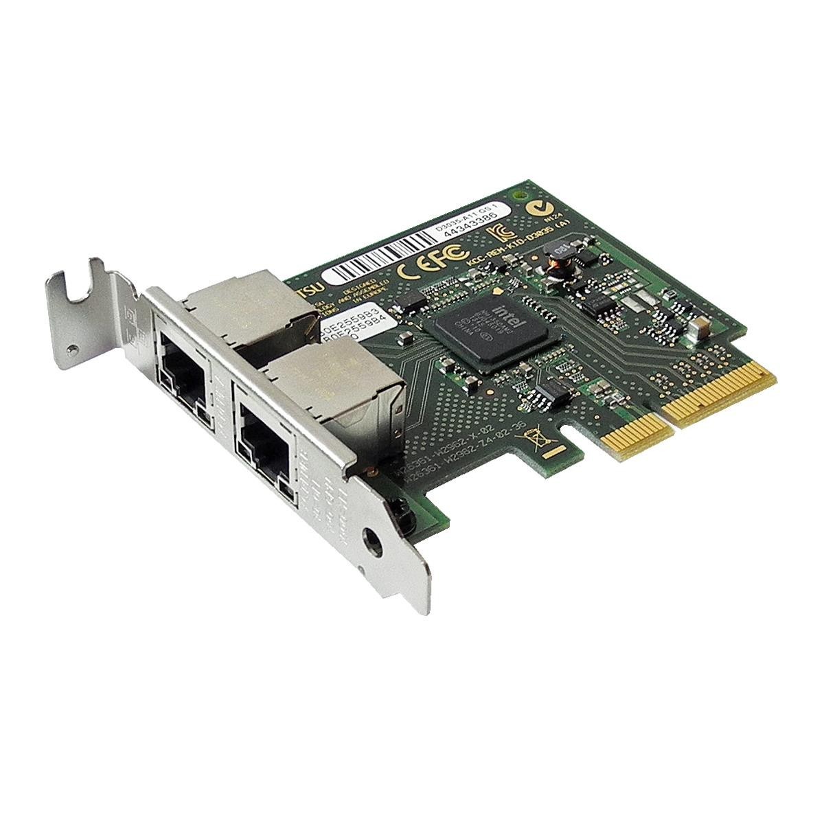 Fujitsu Primergy D3035-A11 GS1 Dual-Port PCIe x4 Gb Ethernet Network Card LP