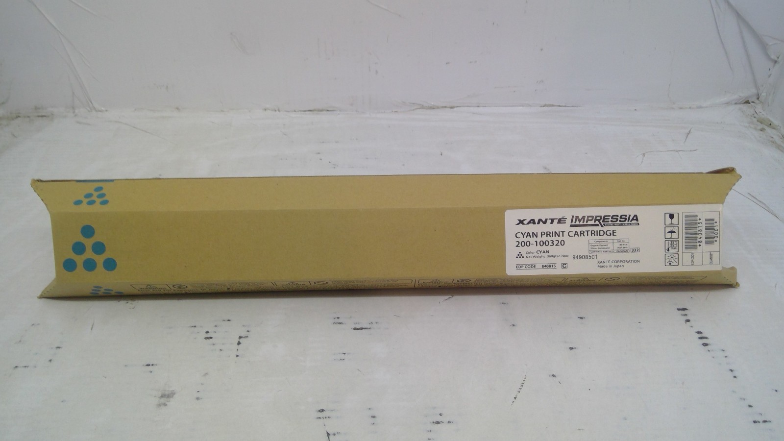 Genuine Xante Impressia Digital Multi-Media Press Cyan Toner 200-100320