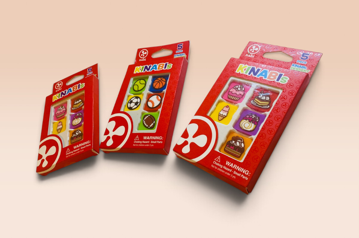 Nabi KINABIs Lot of 3 Sealed 5 Piece Dessert Sports Packs Fuhu 2012 Tablet