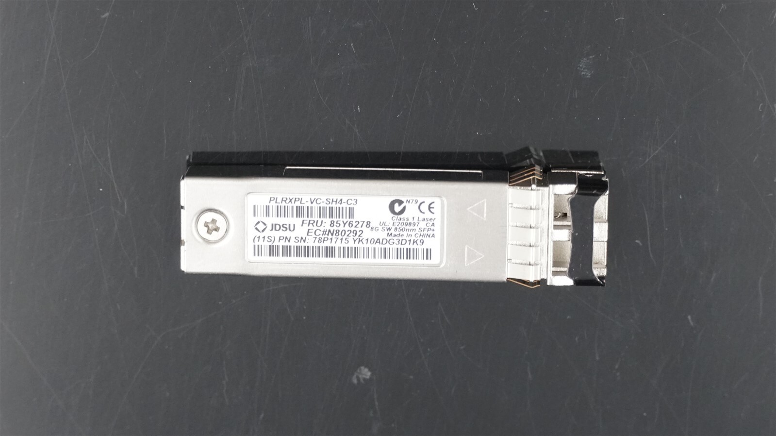 JDSU 85Y6278 IBM PLRXPL-VC-SH4-C3 78P1715 8GB 850NM SFP+ TRANSCEIVER MODULE