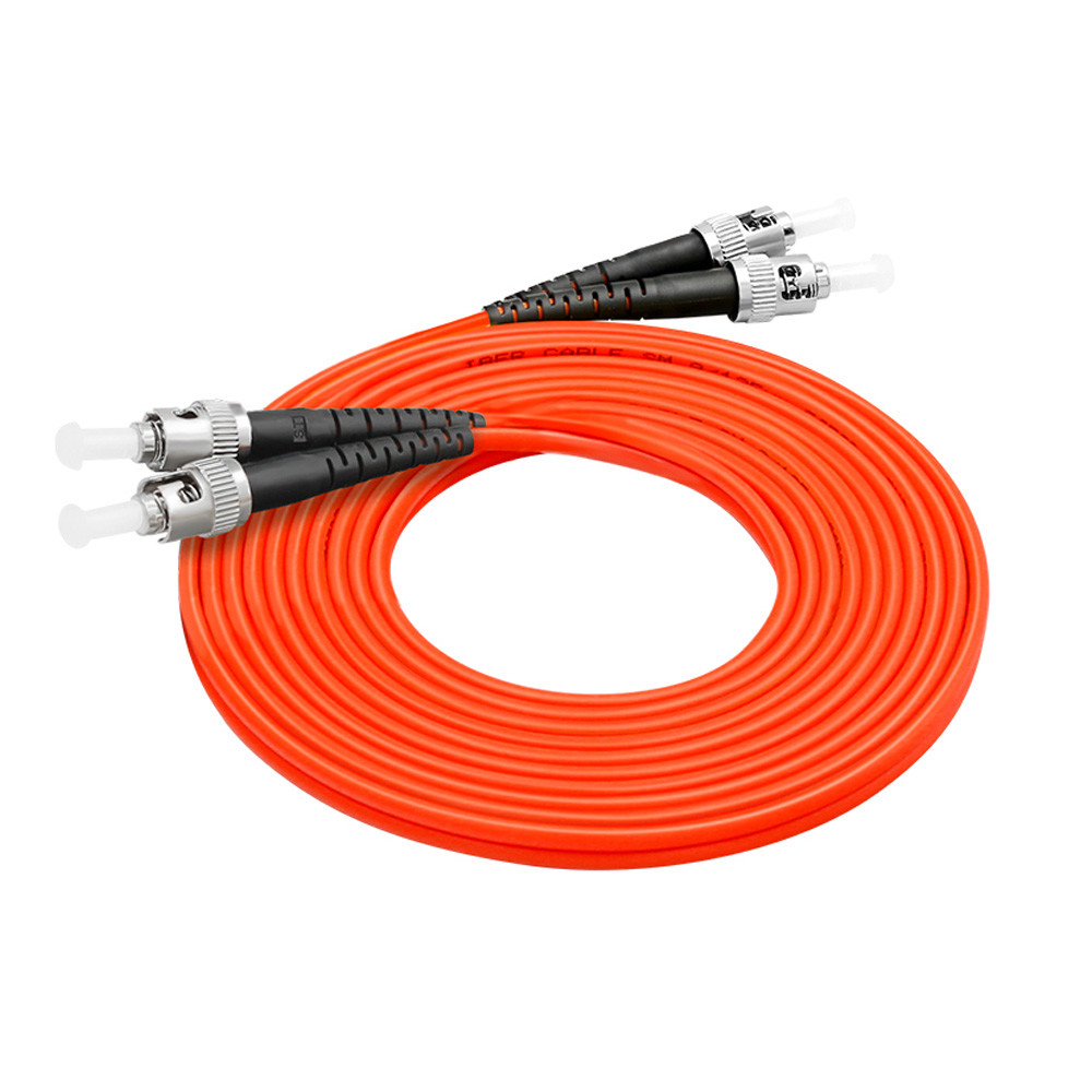 10 Pcs 3M ST-ST Duplex Multimode 62.5/125 M/M OM1 Fiber Optic Cable Patch Cord