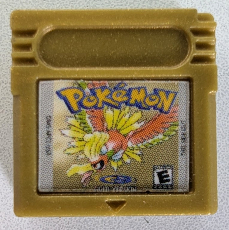 Blue Bomber Fox - Gameboy Keycap Artisan (Pokemon Gold)