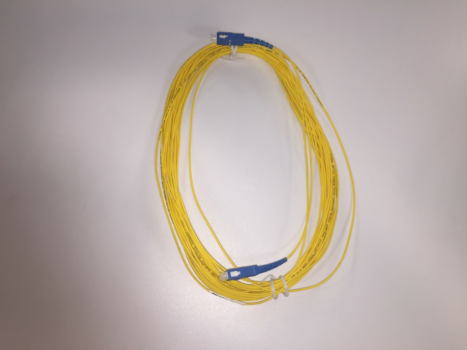 Fiber Optic Cable (Jumper) GFOPC,SM,OS2,1 Fiber 1.6mm, OFNR,SC/UPC-SC/UPC,15m 