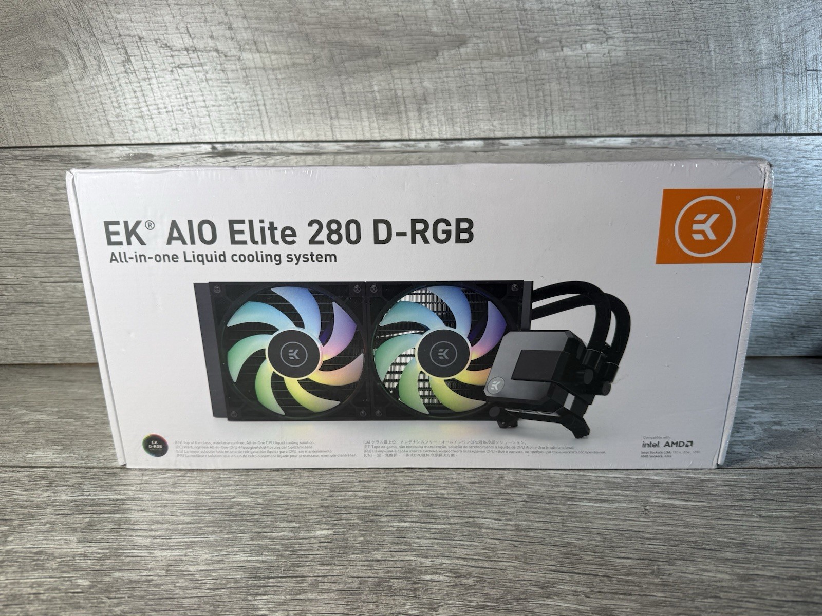 EK AIO 280 D-RGB All-In-One CPU Liquid Cooler Brand New
