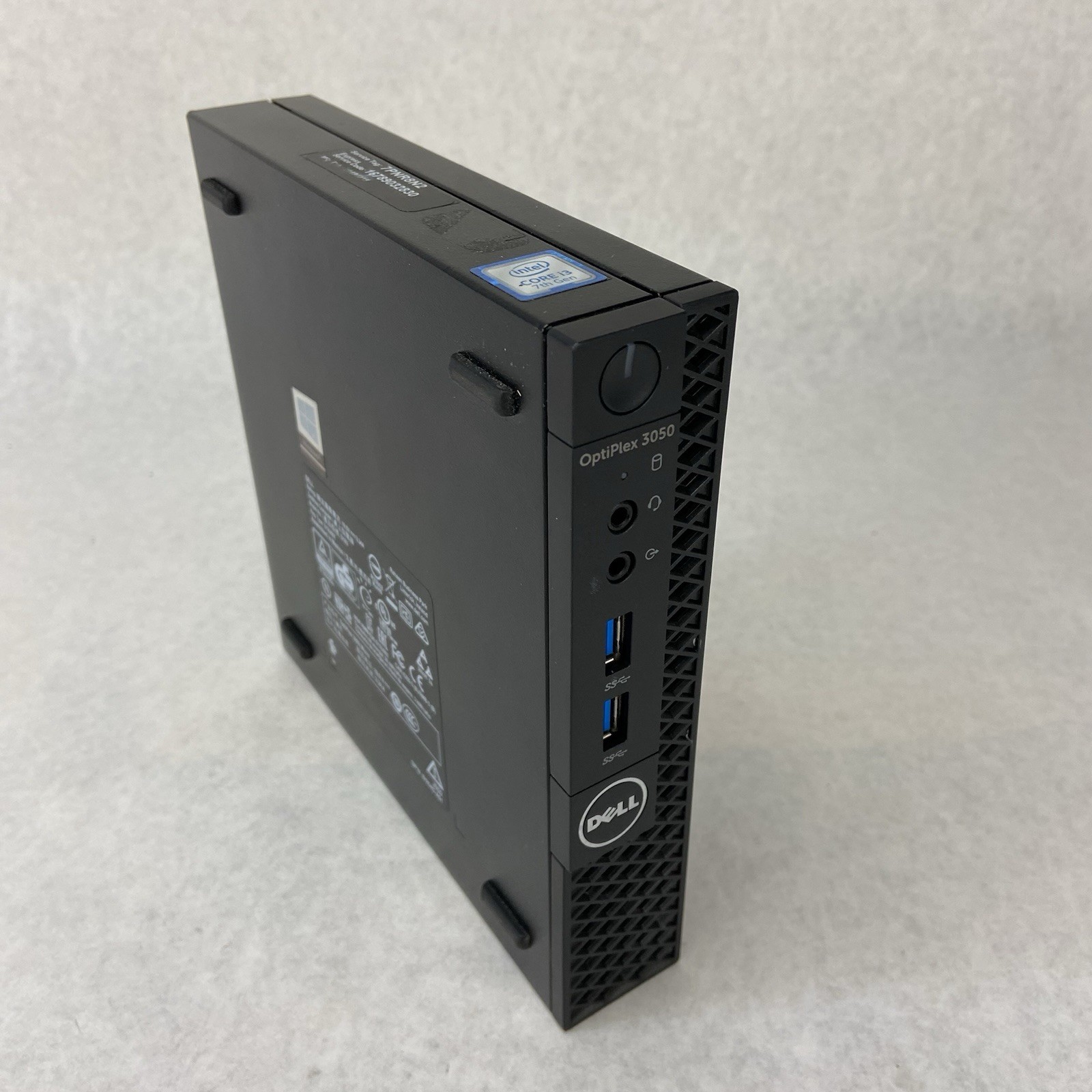 Dell Optiplex 3050 MFF Intel Core i3-7100T 3.4GHz 8GB RAM No AC/HDD/OS