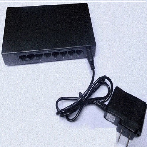 New RJ45 Mini 10/100Mbps 8 Ports Fast Ethernet Network Switch For Desktop PC