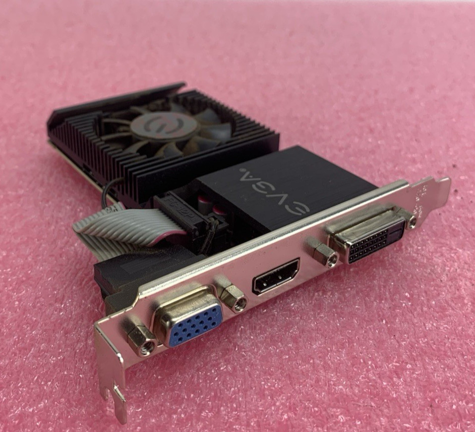 EVGA NVIDIA GT 710 1GB DDR3 Video Graphics Card GPU 01G-P3-2711-KR