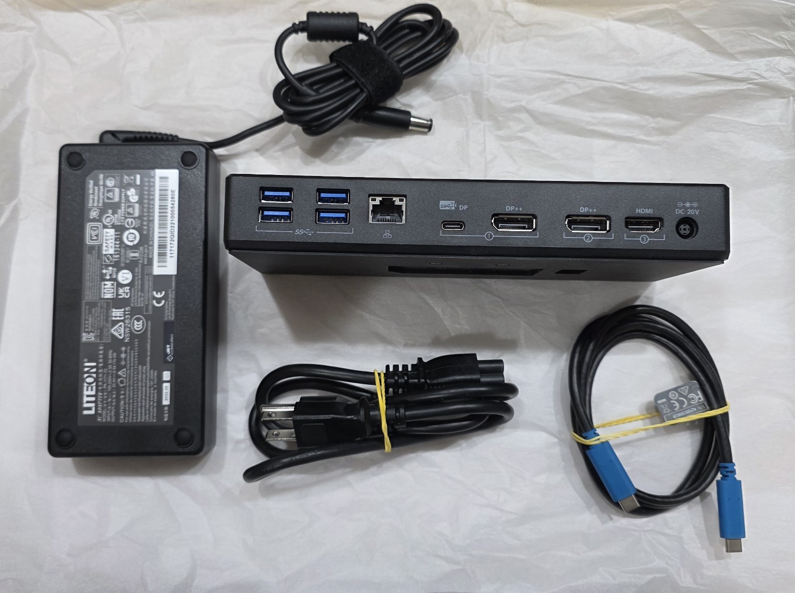 Kensington SD4850P USB-C Dual 4K Dock 100W PD HDMI DisplayPort Windows