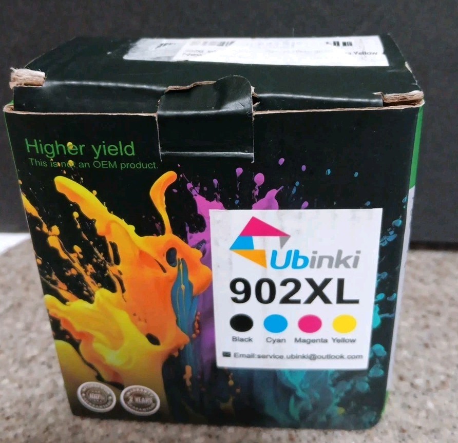 Ubinki 902XL Black, Cyan, Magenta, Yellow Ink