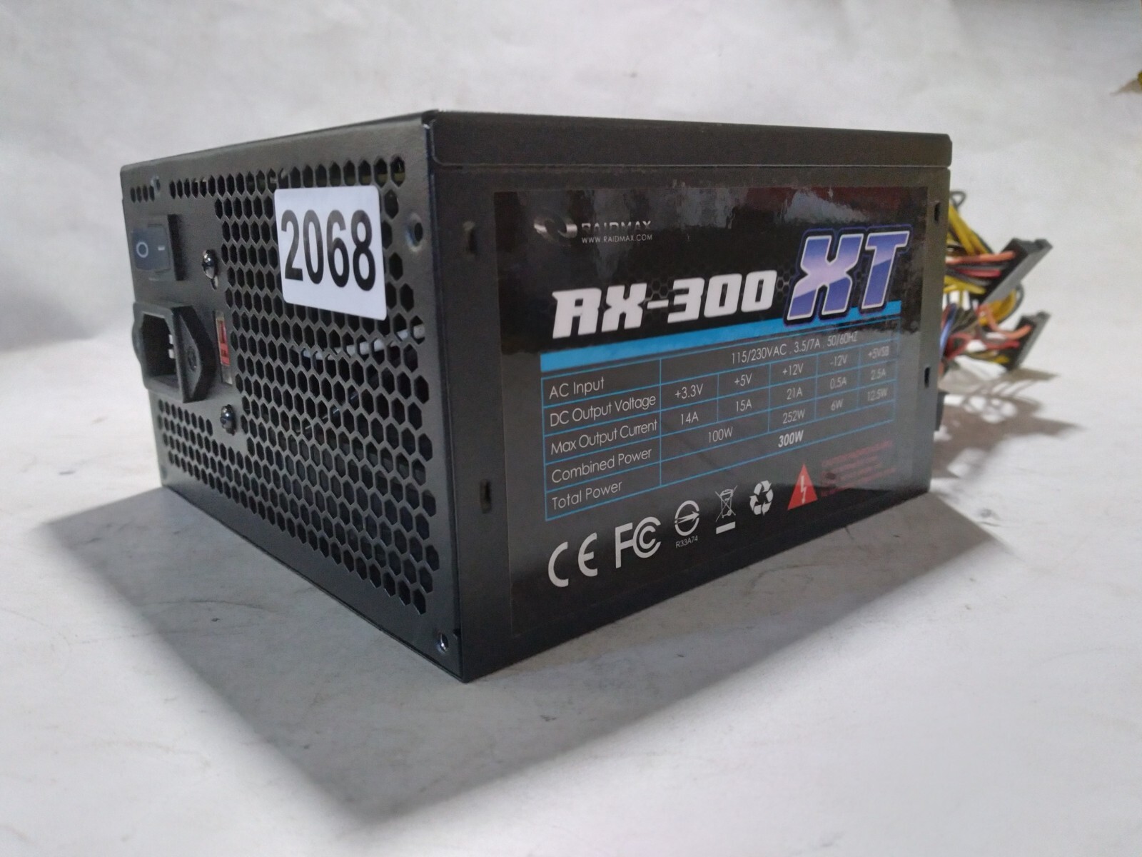 Raidmax RX-300 XT 300W Desktop Power Supply #2068