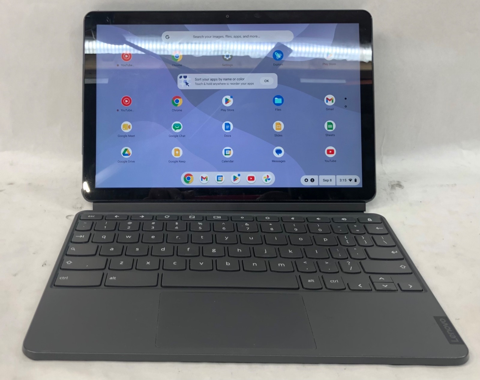 Lenovo IdeaPad Duet Chromebook, MediaTek Kompanio 500, 4GB RAM, 128GB SSD Chrome