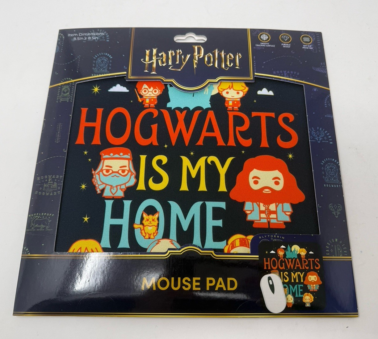 New Harry Potter Hogwarts Is My Home Mouse Pad 8.5" CultureFly Non-Slip
