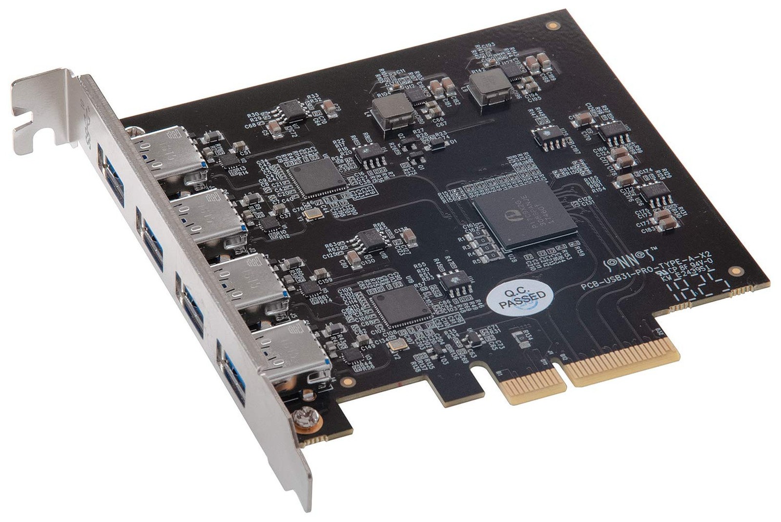 Sonnet Allegro Pro USB 3.2 Type A PCIe Card (Four SuperSpeed 10Gbps USB Conne...