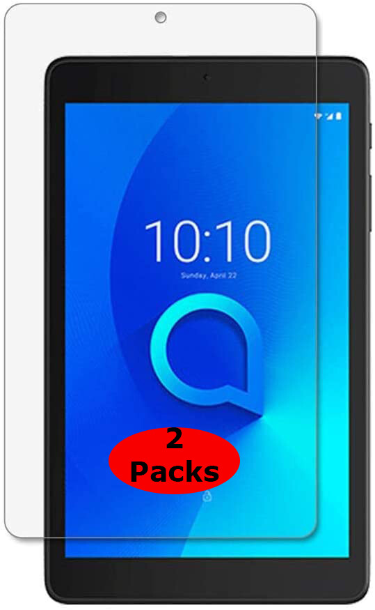 2 PCS Premium Tempered Glass Screen Protector For Alcatel Joy Tab 8 Boost Metro
