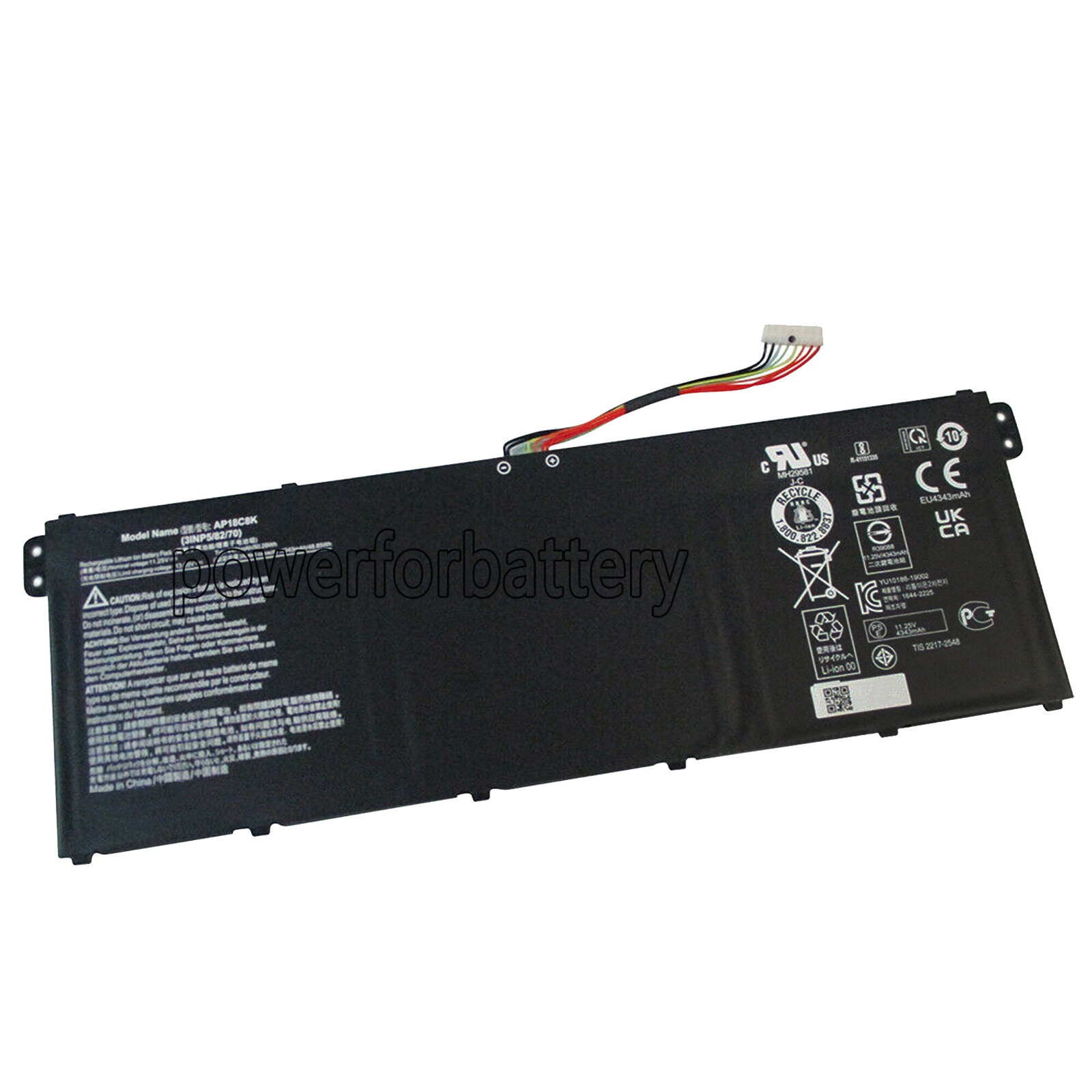 AP18C8K Battery For ACER Aspire 5 Swift 3 Chromebook 314 C933 Series 3INP5/82/70