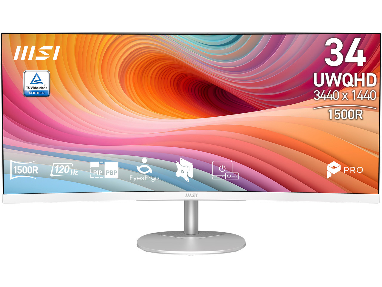 MSI 34 inch UltraWide QHD 2K 1440P 120Hz Adaptive Sync 1ms HDR Ready Built-in
