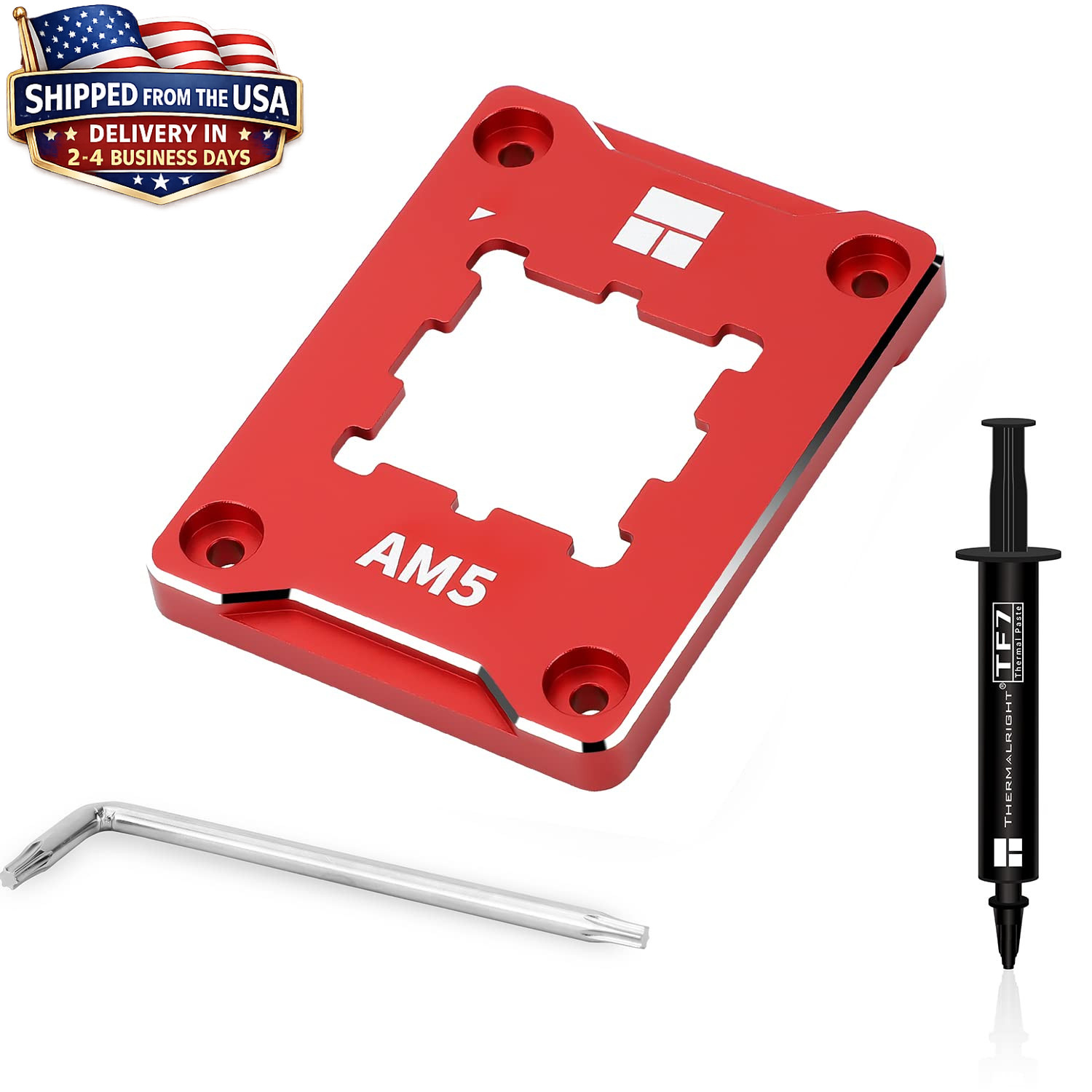Thermalright ASF-RED AM5 CPU Holder Corrective Anti-Bending Fixing Frame AM5