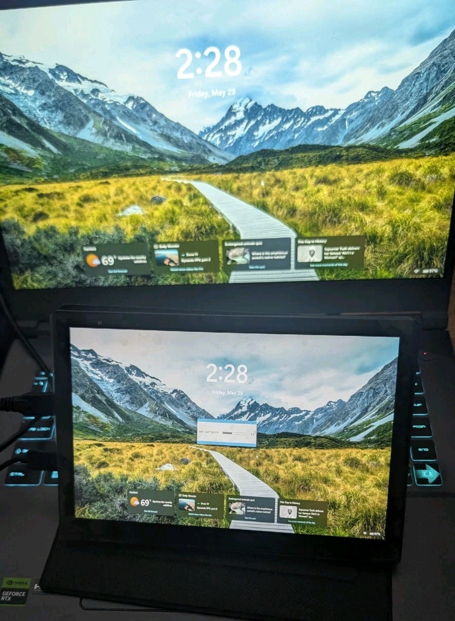 Zeuslap 9" HDR 1920.x1080 Portable IPS LCD Monitor HDMI FreeSync Black