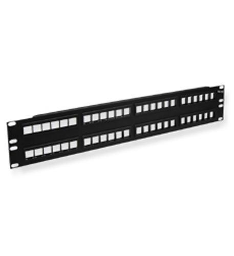 Icc IC107BP482 Patch Panel, Blank, Hd, 48-port, 2 Rms