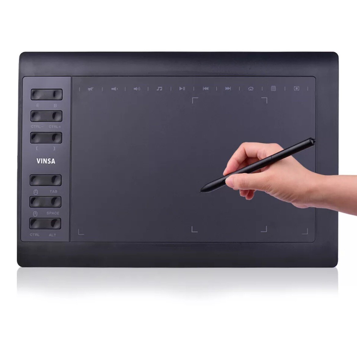 10x6 Inch Professional Graphics Drawing Tablet 12 Express Keys with 8192 G3J6