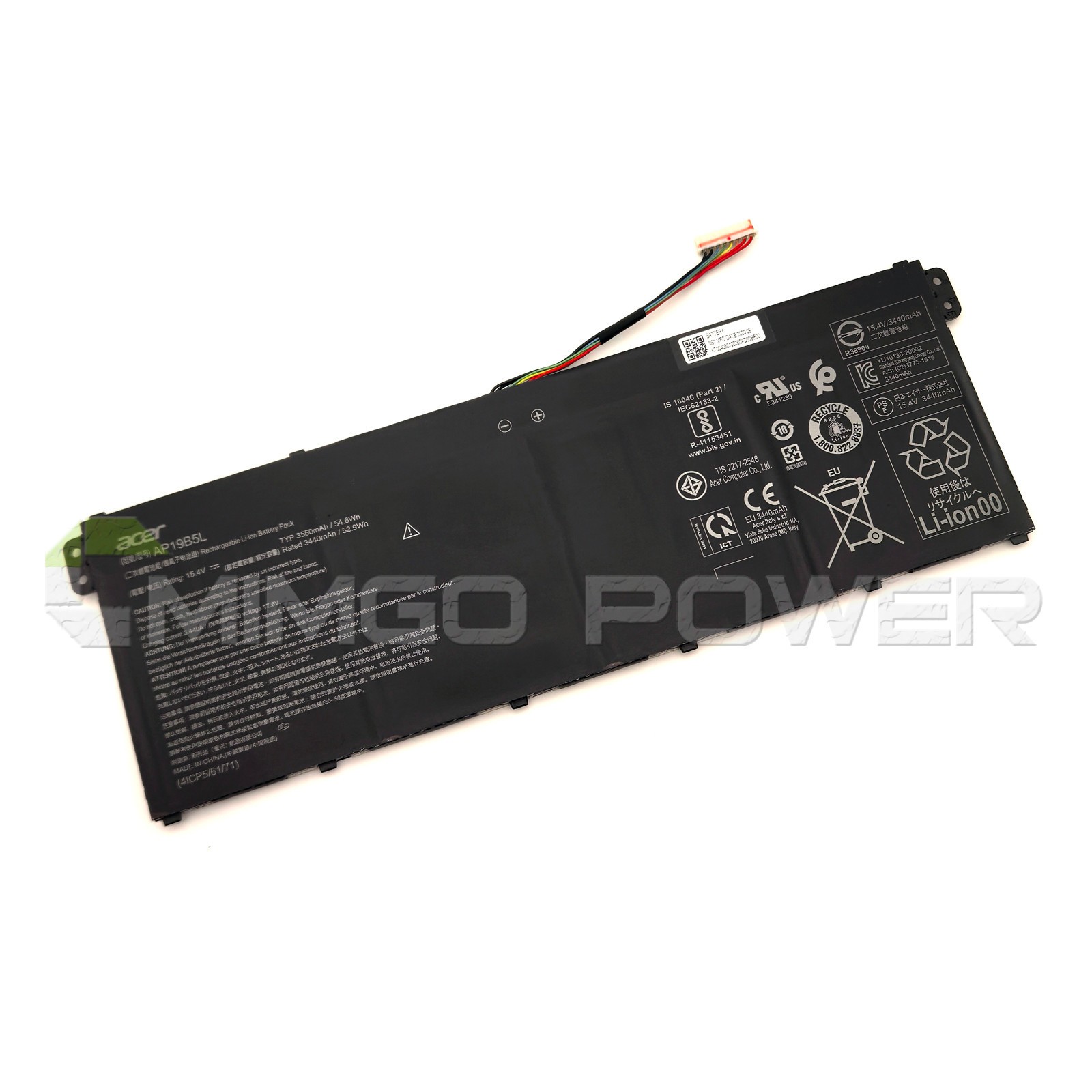 New Genuine AP19B5L OEM Laptop Battery for Acer Aspire 5 A515-43 SF314-42 54.6Wh