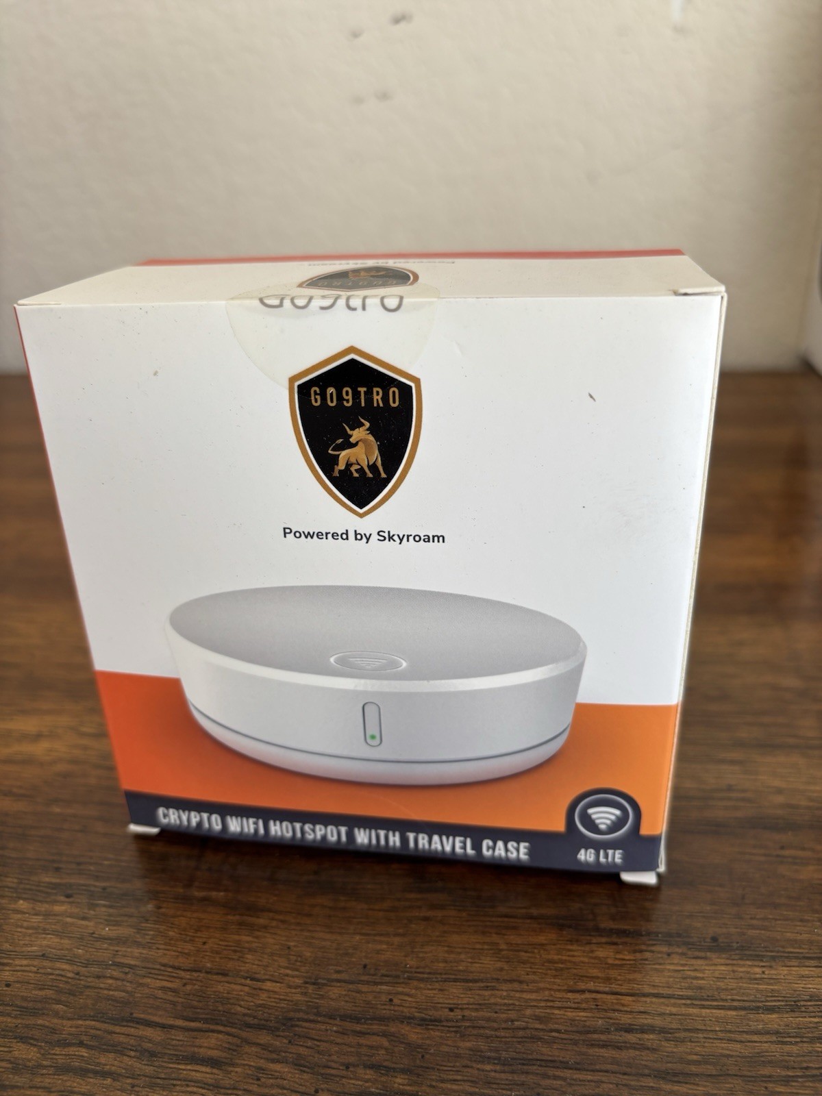 GO9TRO Skyroam Crypto WiFi Hotspot with Travel Case (New)