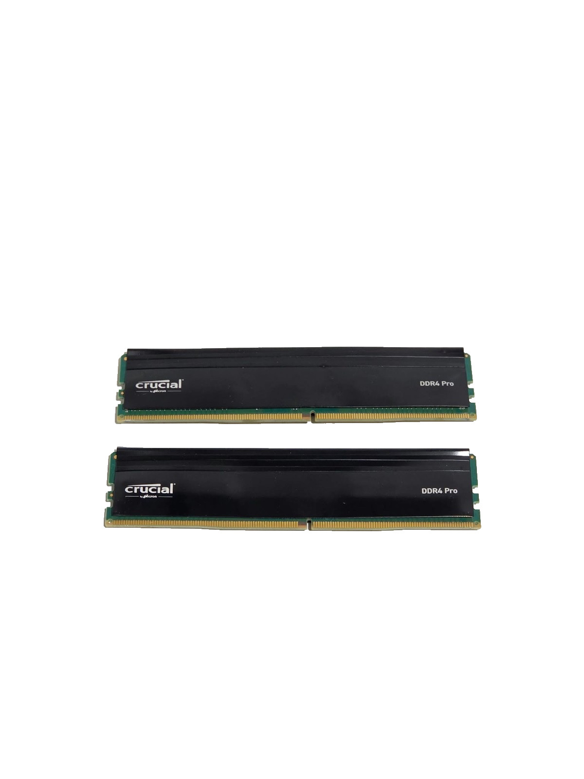 Lot of 2 Crucial Pro CP16G4DFRA32A 16gb DDR4-3200 Desktop RAM DAMAGED SOLD AS IS