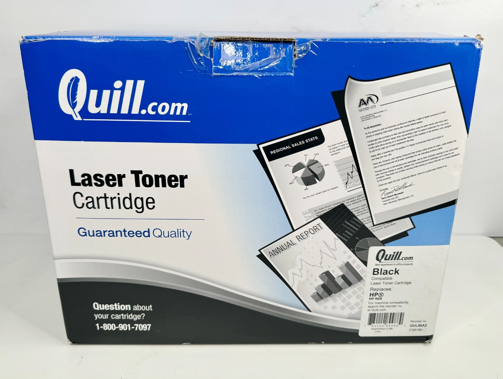 New/Sealed | QUILL.COM HP90A Black Laser Toner Cartridge