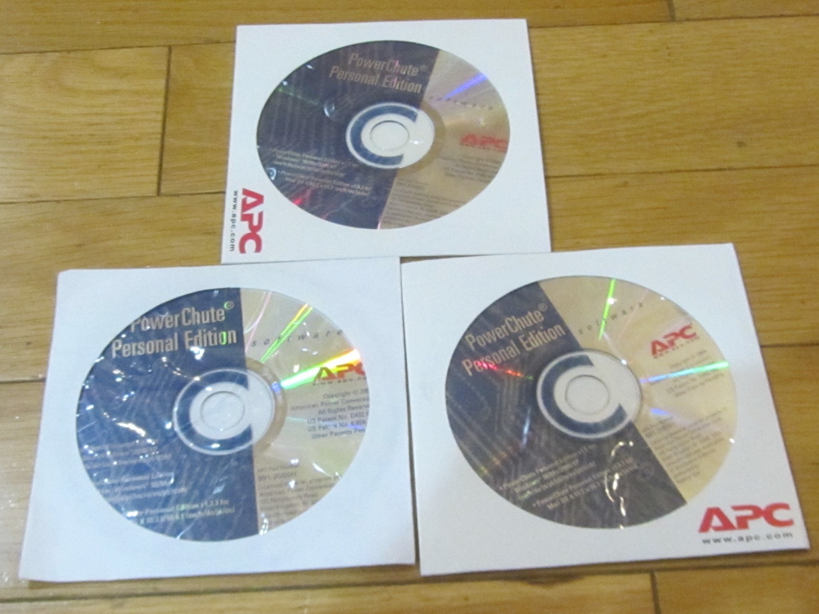 APC Power Chute Personal  Edition Software (CD) Lot Of 3 MINT IN WRAPPER POW