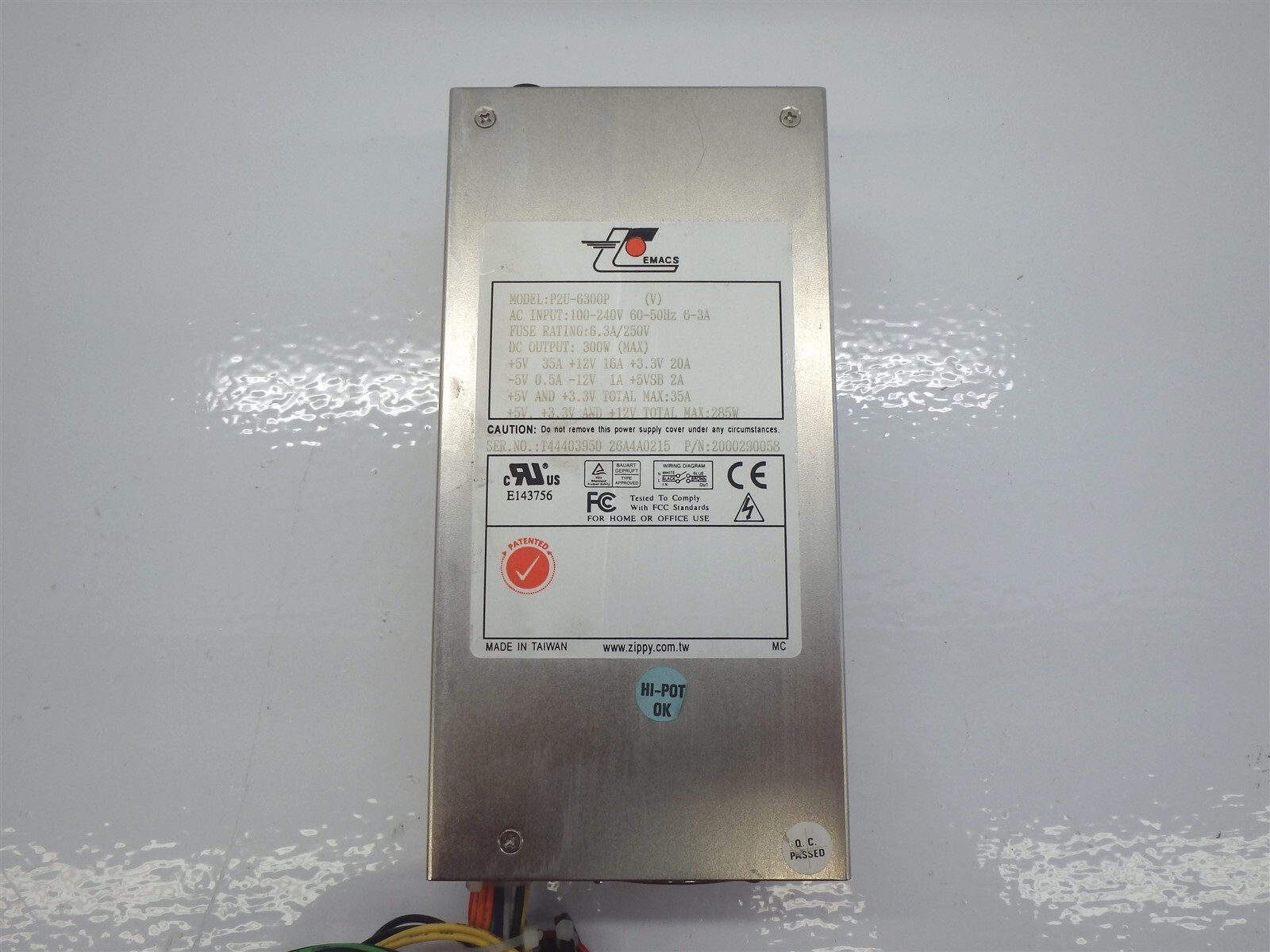 Emacs P2U-6300P Switching Power Supplies 285W