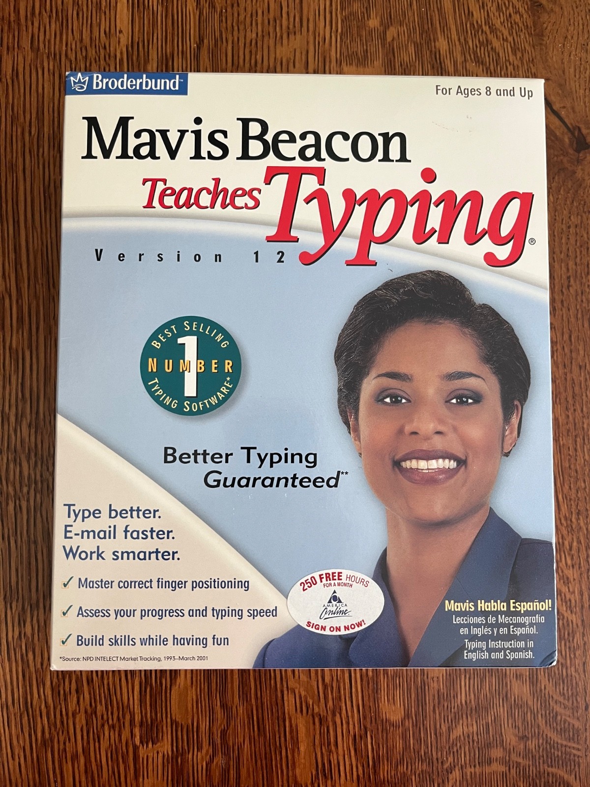 Vintage Software Broderbund Mavis Beacon Teaches Typing Version 12 Windows