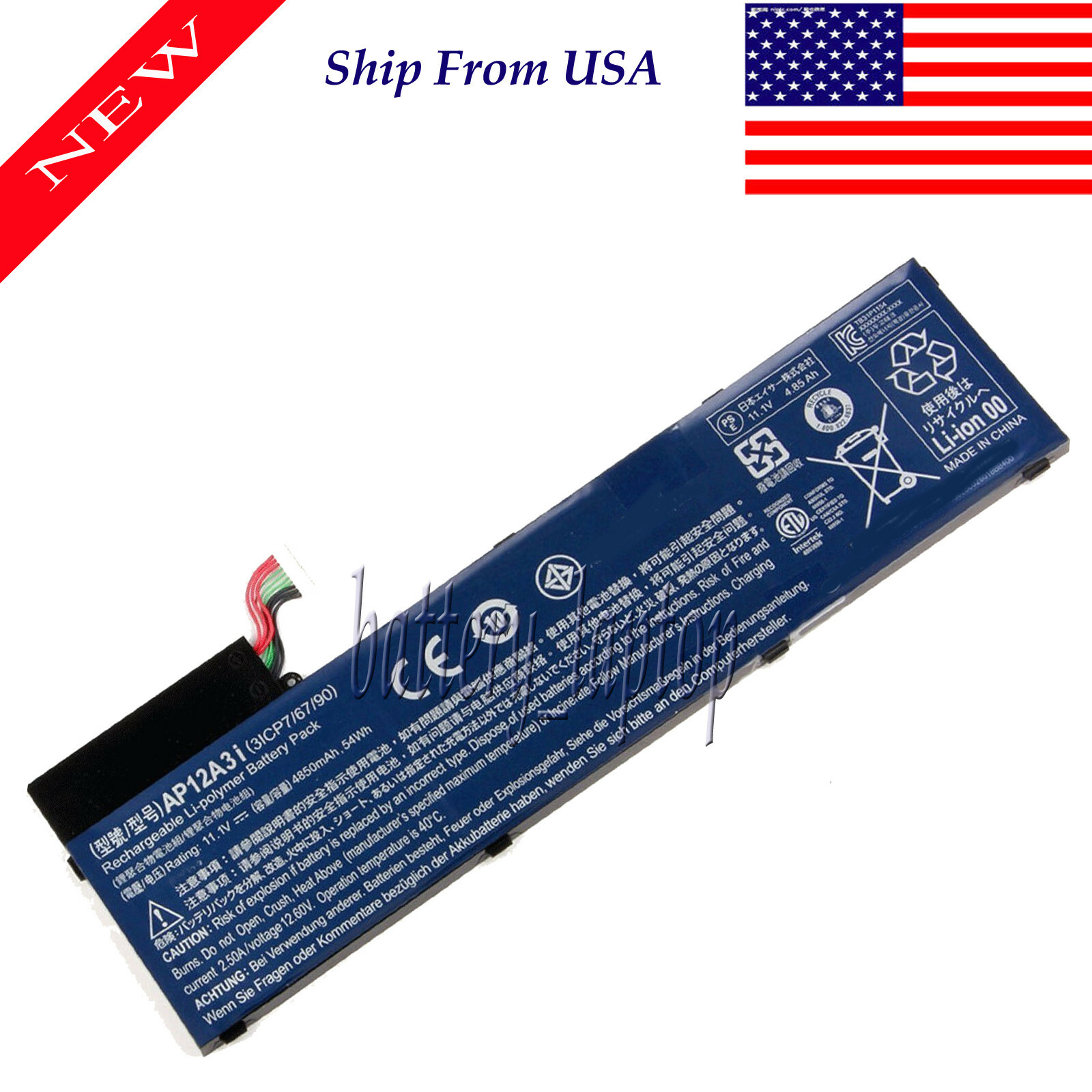Laptop Battery For Acer TravelMate P645, P645M, P645MG, P645S, P645SG, P645V