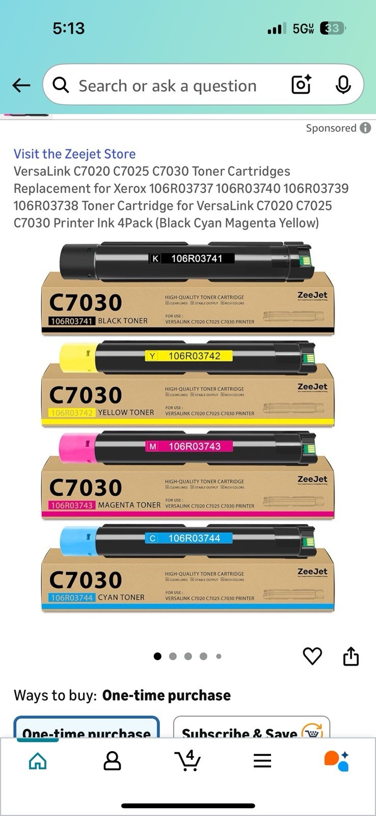 Toner Cartridge Set