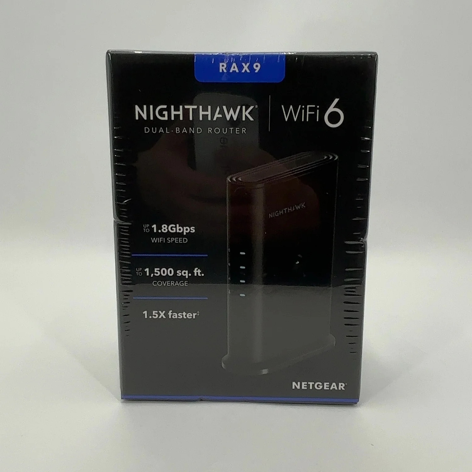 New NETGEAR Nighthawk RAX9 Dual Band WiFi 6 RAX9-100PAS AX1800 Wifi Router