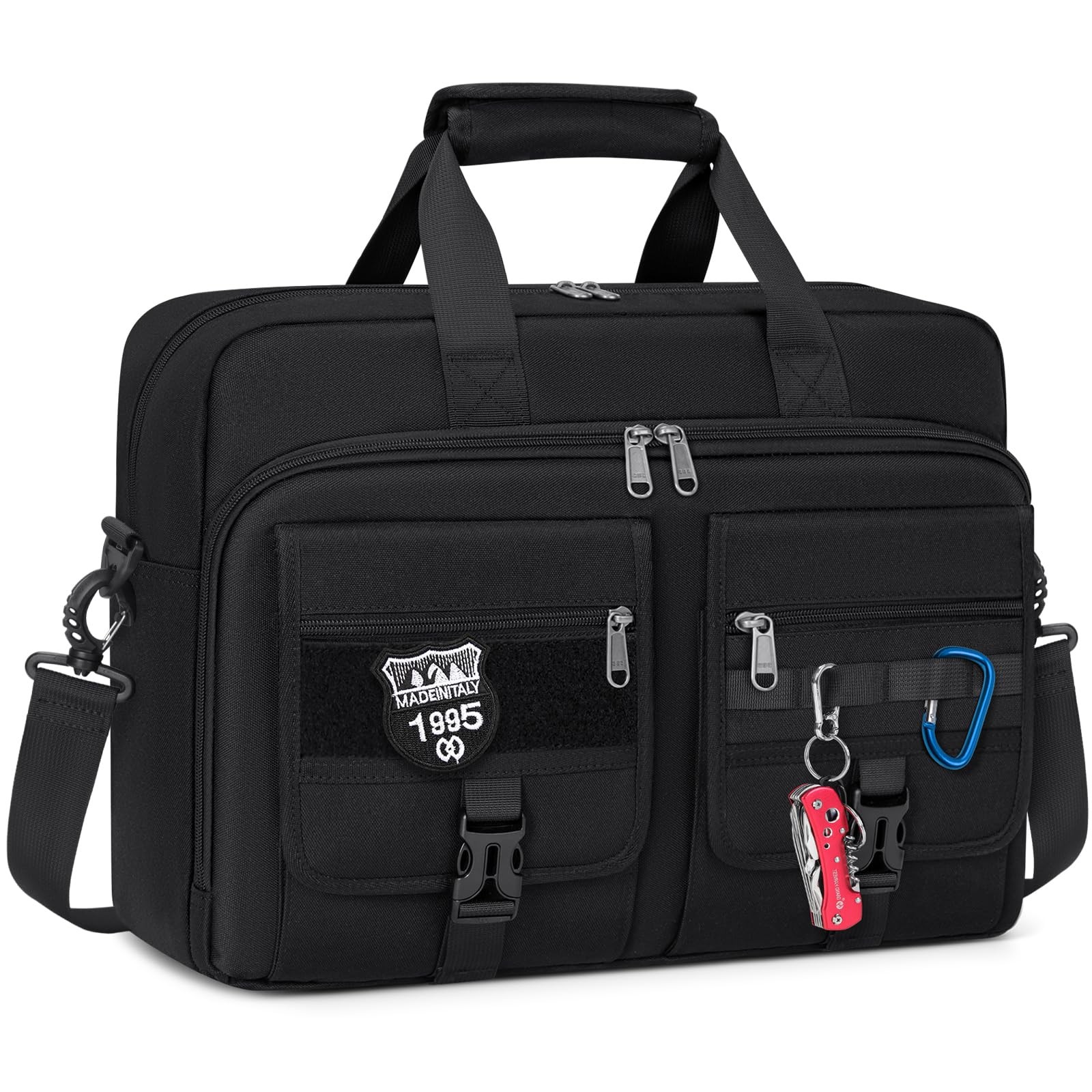 Tactical Laptop Bag 17.3 Inch Laptop Briefcase Men Business Computer Bag Larg...