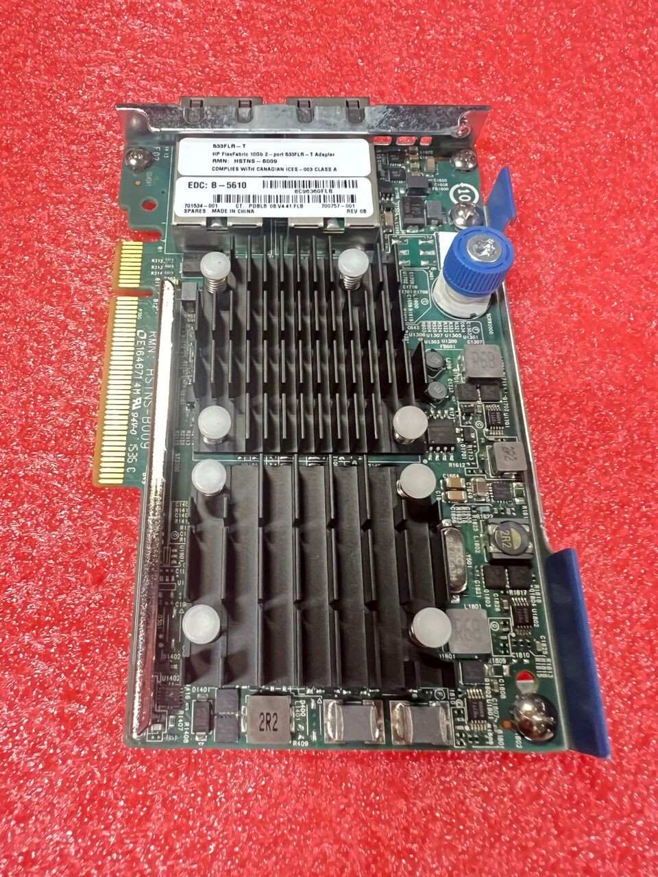 HP FlexFabric 533FLR-T 2-Port 10Gbps RJ-45 Network Adapter 700757-001 701534-001