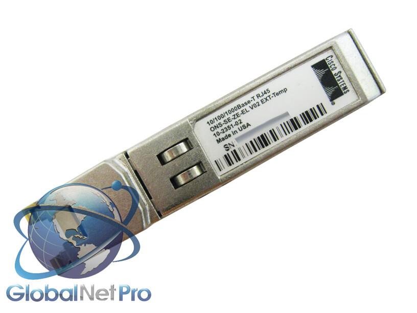 GENUINE CISCO ONS-SE-ZE-EL - 10/100/1000BaseT Multi-rate RJ45 - LIFEITME WARRANT
