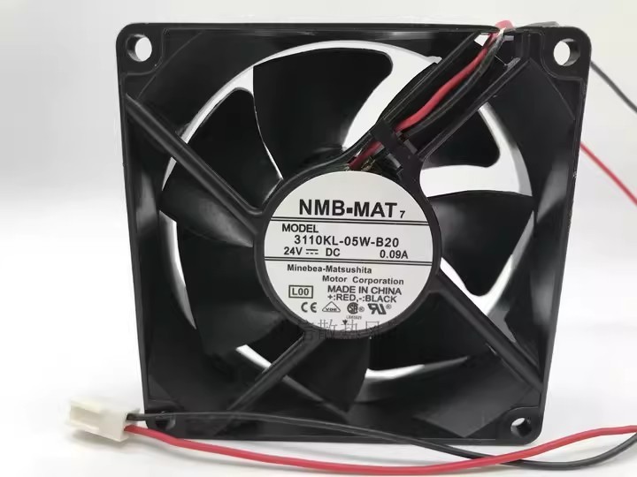 1PCS Genuine NMB 8025 3110KL-05W-B20 DC24V 0.09A 8CM Ultra-Durable Inverter Fan