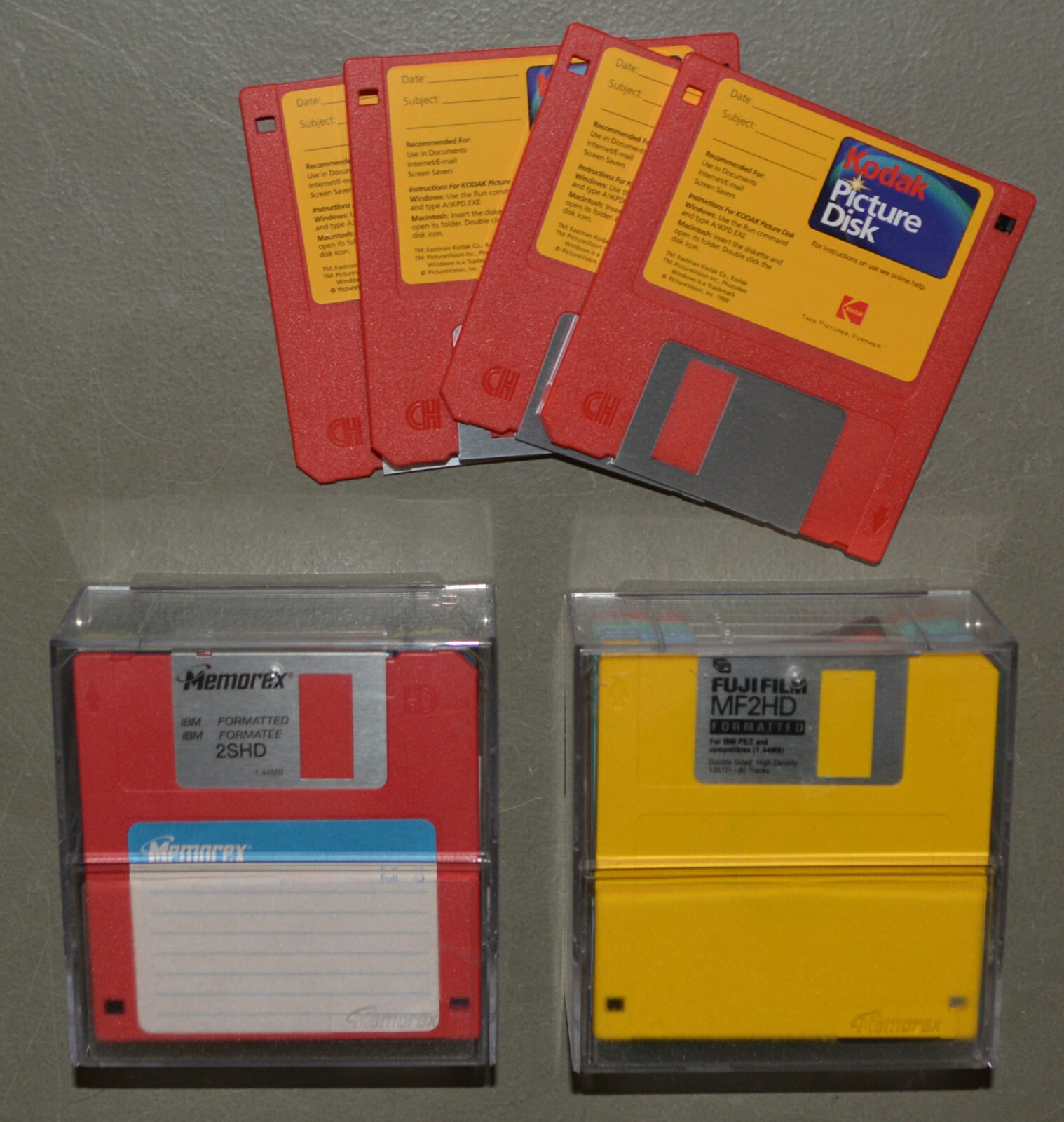 Thirty 2HD Floppy Diskettes - New and Used (but reformatted)